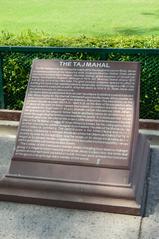 Archaeological Survey of India sign at Taj Mahal complex