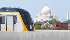 Agra Metro and Taj Mahal