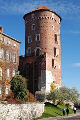 Sandomierz Tower at Wawel Hill in Kraków, Poland