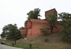 Diebesturm fortification with red Baroque-era walls