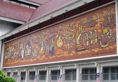 Frieze at the National Museum in Kuala Lumpur, Malaysia