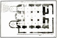 Plan of Archangel Cathedral by Yevlashev