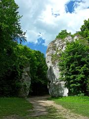 rock formations in Ojcow National Park