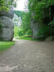 Scenic view of Ojcowski National Park in Poland