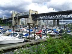 Burrard Bridge and Marina