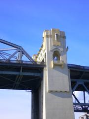 Burrard Bridge in Vancouver during sunset