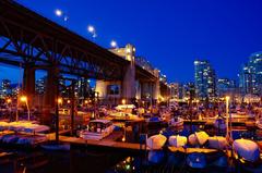 Burrard Bridge over False Creek in Vancouver