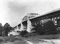 Burrard Street Bridge in the 1940s