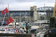 Burrard Bridge from marina