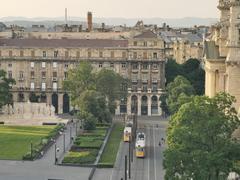 Kossuth Lajos tér in Budapest with historical buildings