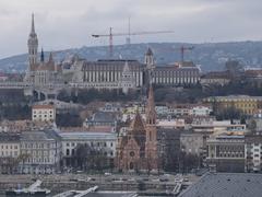 Panoramic view of Kossuth Lajos tér in Budapest