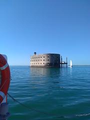 Fort Boyard viewed from a boat