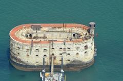 Aerial view of Fort Boyard