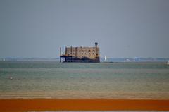 Fort Boyard at sunset