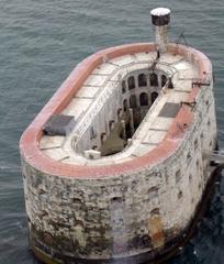 Aerial view of Fort Boyard