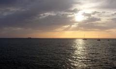 sunset at Fort Boyard