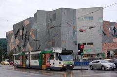 B2 class tram no 2008 on route 75A in Melbourne