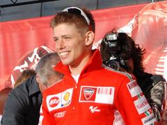 Casey Stoner at Phillip Island in 2007, cropped version