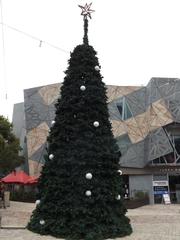 Christmas tree at Federation Square in Melbourne