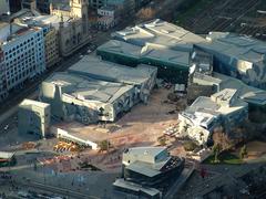 Federation Square from Eureka Tower Skydeck