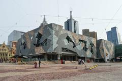 Federation Square in Melbourne, Australia