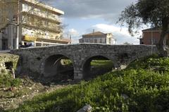 Milas Bridge across a stream in Milas town