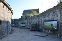 Pampus fort dry moat artificial island