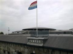 Fort Pampus on a clear day