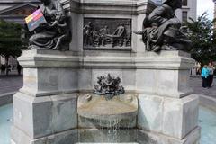 Maisonneuve Monument in Place d'Armes, Montreal