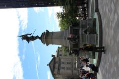 Maisonneuve Monument in Place d'Armes, Montreal