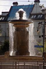 Fountain of Struggle and Victory monument in Poland