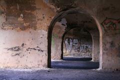 Interior of Fort No. 50 Prokocim in Lesser Poland Voivodeship