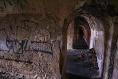 Interior view of Fort nr. 50 Prokocim in Poland