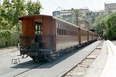 FdS passenger train car at Palma de Mallorca station