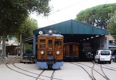 Ferrocarril de Sóller FS locomotive No. 2 at Sóller station, Mallorca