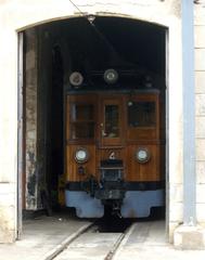 Ferrocarril de Sóller FS locomotive No. 4 at Sóller station