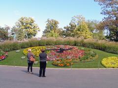 Flower Clock in the Jardin Anglais, Quai Général Guisan, Geneva