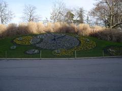 Flower clock in Geneva, Switzerland