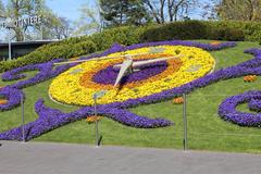 Horloge fleurie in Parc Jardin Anglais, Geneva