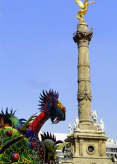 Monumental alebrije sculpture on Paseo de la Reforma in Mexico City, exhibited in October and November 2012