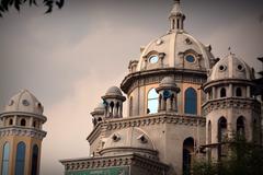 Under construction mosque in Gujrat, Pakistan