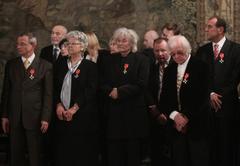 Ceremony honoring cultural figures by President Bronisław Komorowski at Wawel