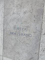 Armstrong Park musician memorial pavement in New Orleans