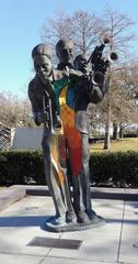 Charles Buddy Bolden Monument in Louis Armstrong Park