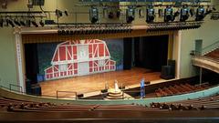 Ryman Auditorium stage seen from the balcony