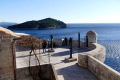 Dubrovnik Old City Walls panoramic view