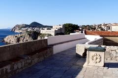 Dubrovnik Old City Walls viewed from above