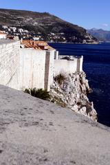 Dubrovnik Old City Walls on a sunny day