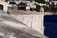 panoramic view of Dubrovnik Old City Walls