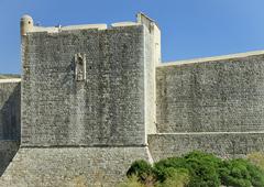 Walls of Dubrovnik in Dubrovnik, Croatia